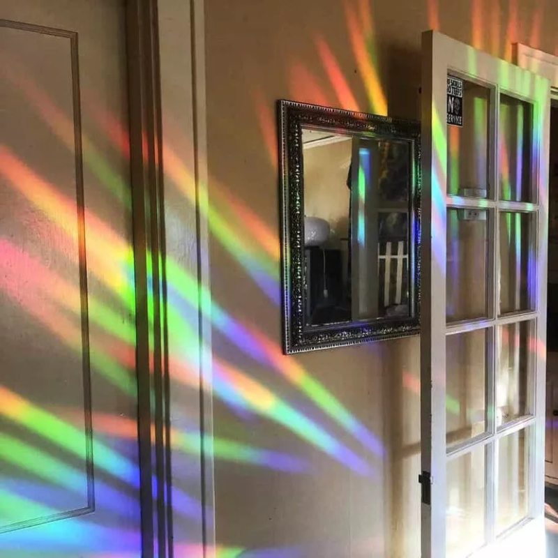 Regenbogen Fensteraufkleber Maneki Neko Winkekatze Studio Inktvis
