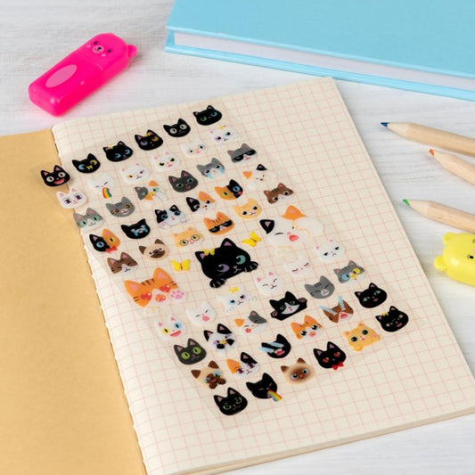 3D Sticker mit Katzen Sticker