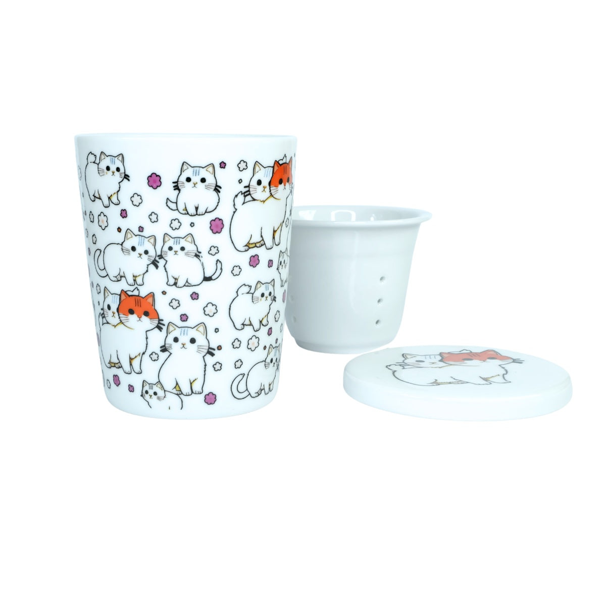 Teetasse mit süßen Katzen Teetasse