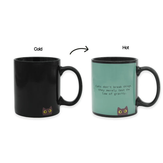 Kaffeetasse Katze mit Farbwechsel Winkee