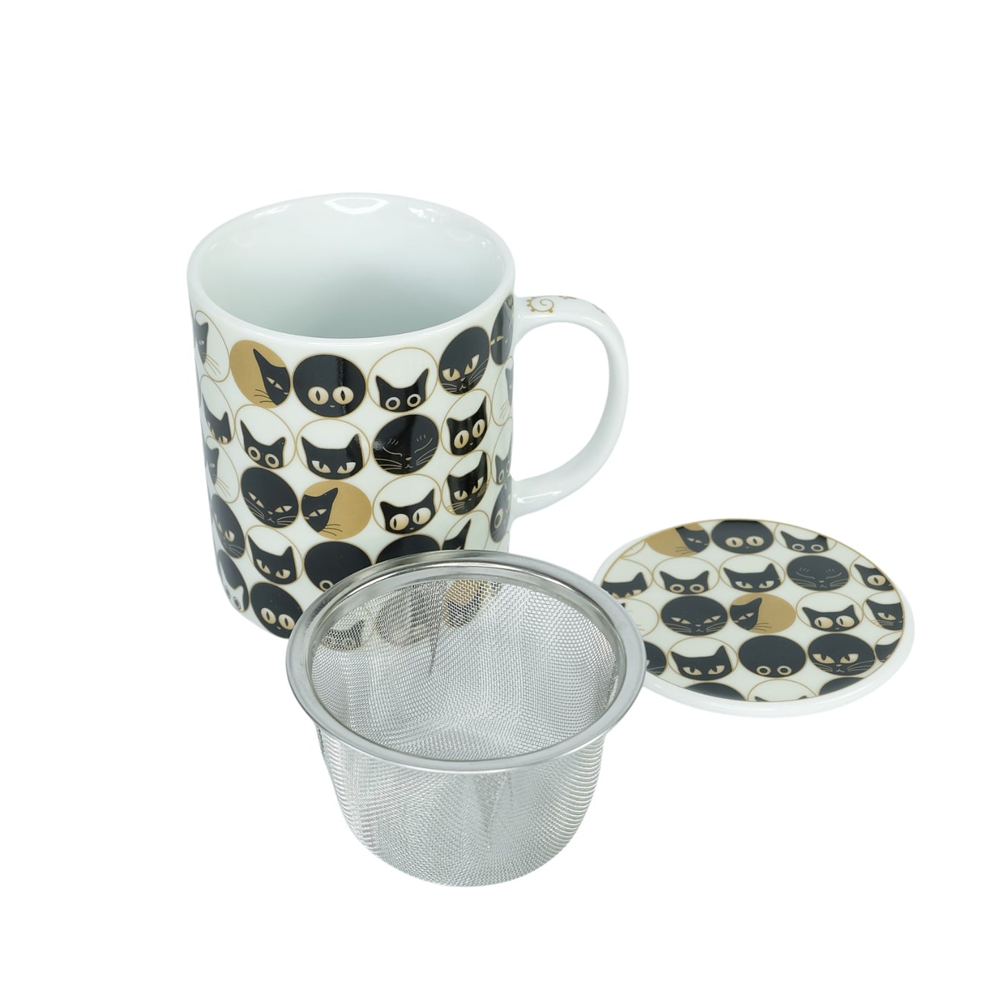 Teetasse mit Katzen Teetasse