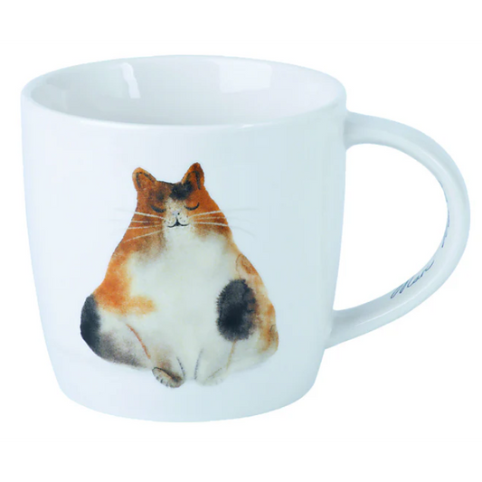 Katzentasse dicker Kater 400 ml Porzellan Tasse
