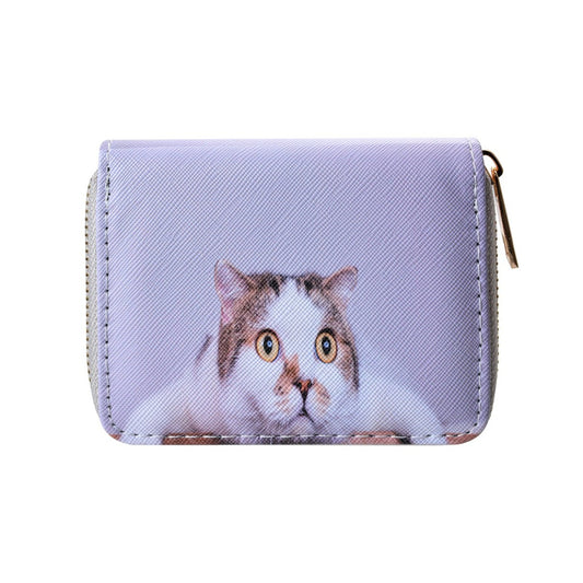 kleine Geldbörse mit Katze Portemonnaie