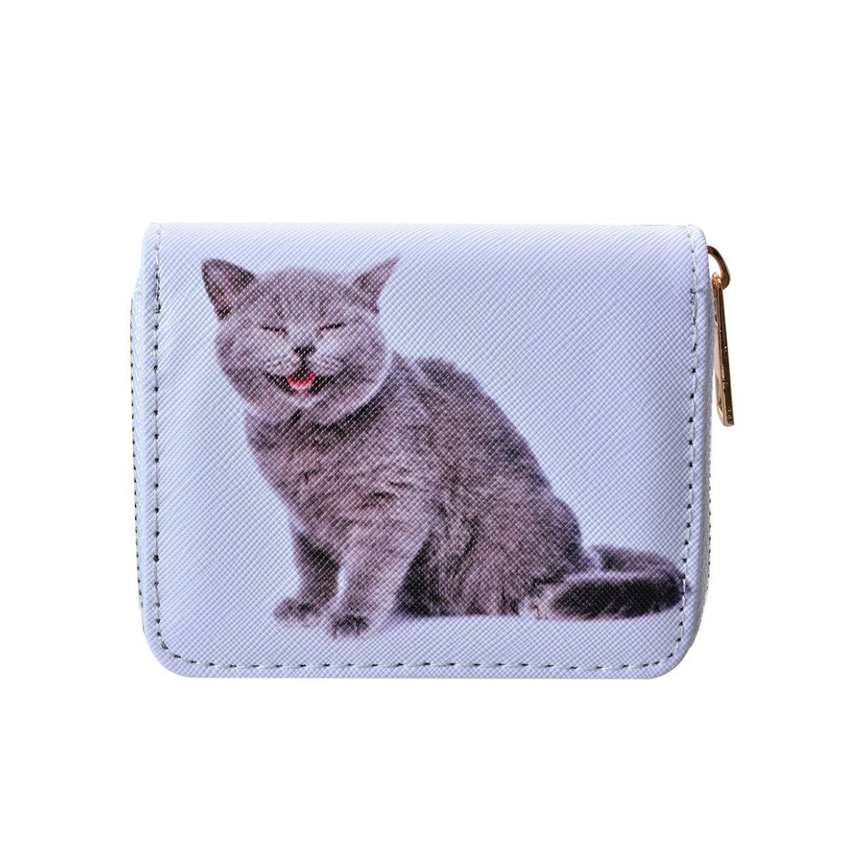 kleine Geldbörse mit Katze Portemonnaie