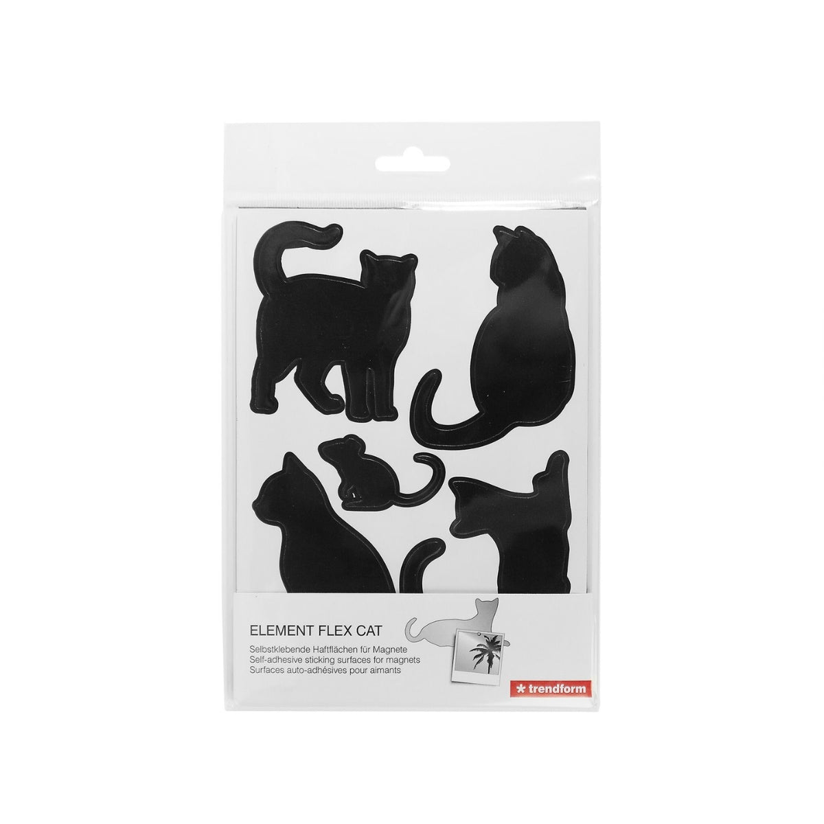 Selbstklebende Haftflaechen Katze für Magnete