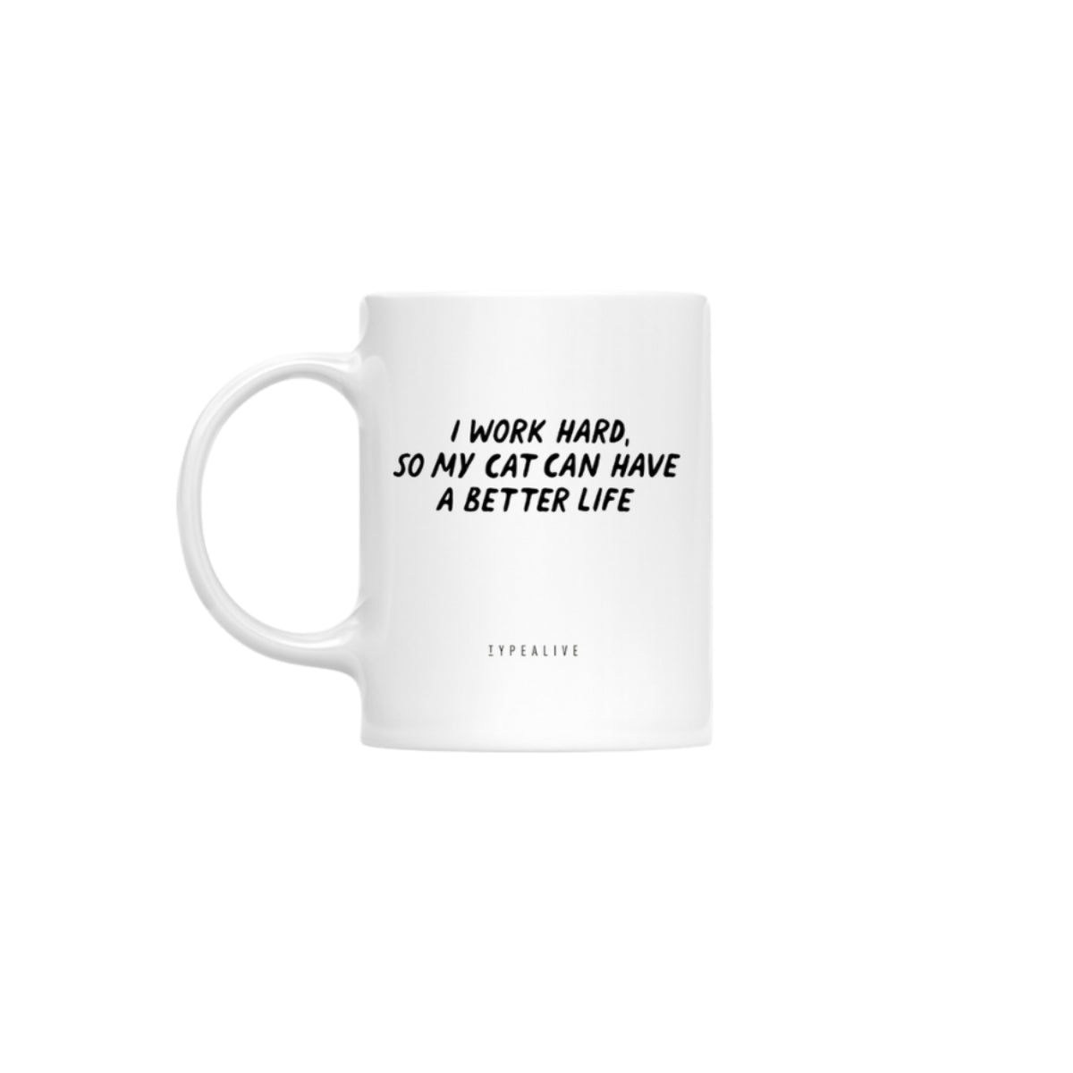 Tasse mit Schwarze Katze - Better Life Cats Teetasse