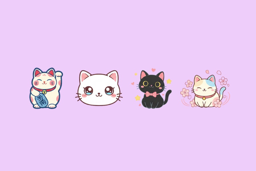 Niedlich und süß - Kawaii Katzen