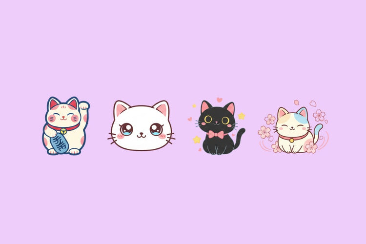 Niedlich und süß - Kawaii Katzen