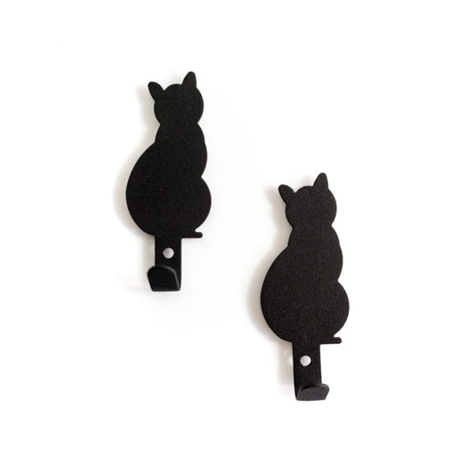 Anti-Rutsch Magnet schwarze Katzen - 2er Set