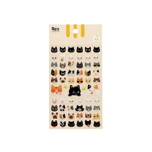 3D Sticker mit Katzen Sticker
