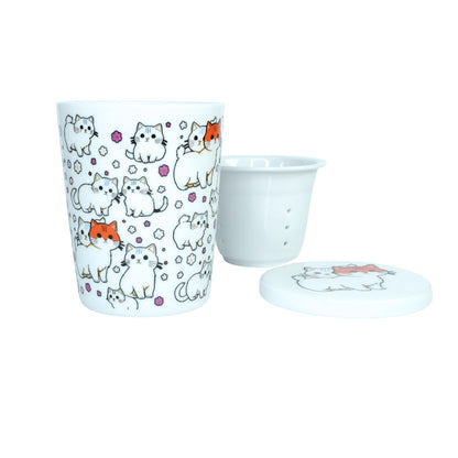 Teetasse mit süßen Katzen Teetasse