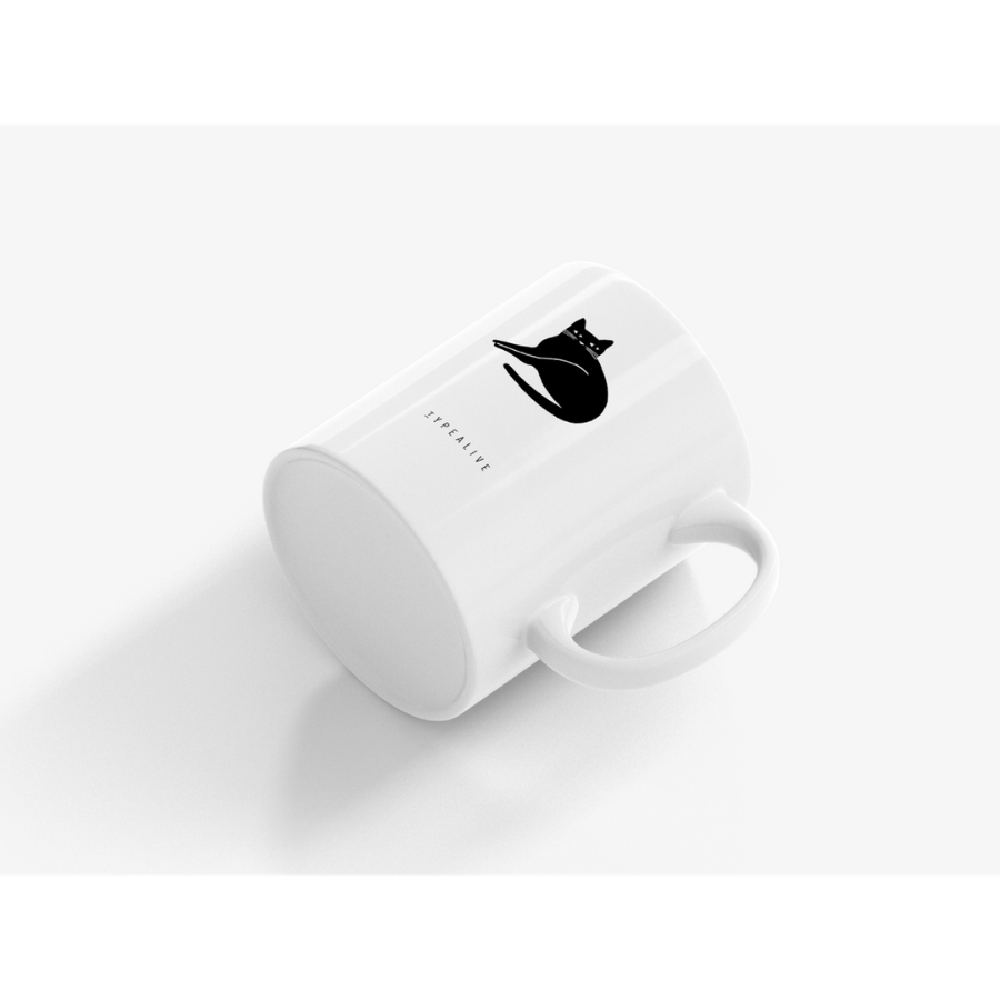 Tasse mit Schwarze Katze - Better Life Cats Teetasse