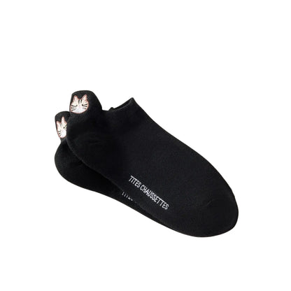 5er-Set Katzensocken mit getigerter Katze