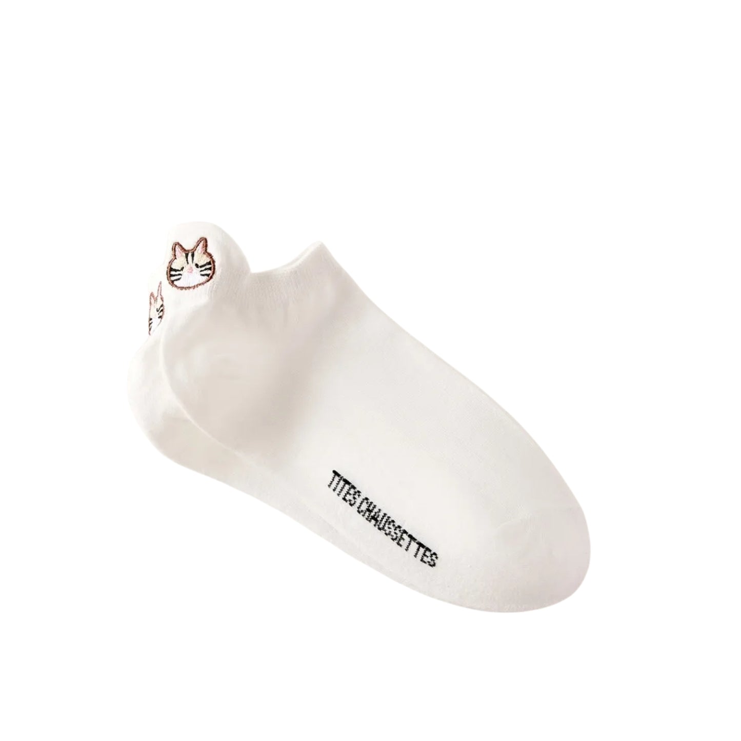 5er-Set Katzensocken mit getigerter Katze