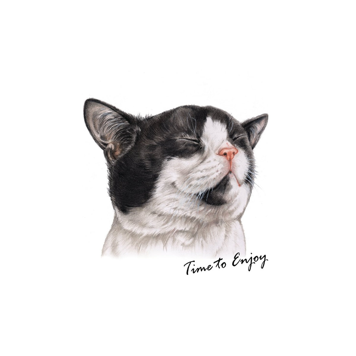 Einkaufstasche mit Katze - Time to Enjoy Einkaufstasche