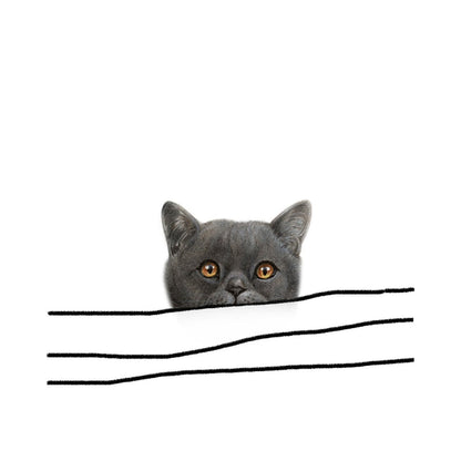 Einkaufstasche mit süßer schwarzer Katze Einkaufstasche