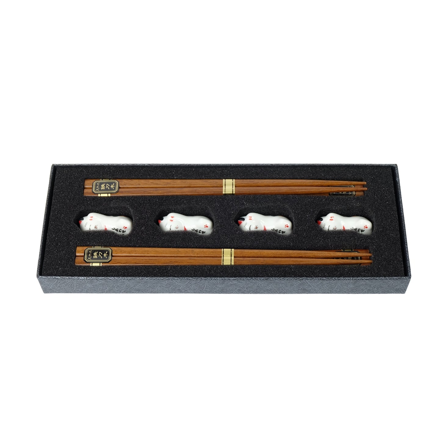 Essstäbchen Set mit Ablagen Essstäbchen
