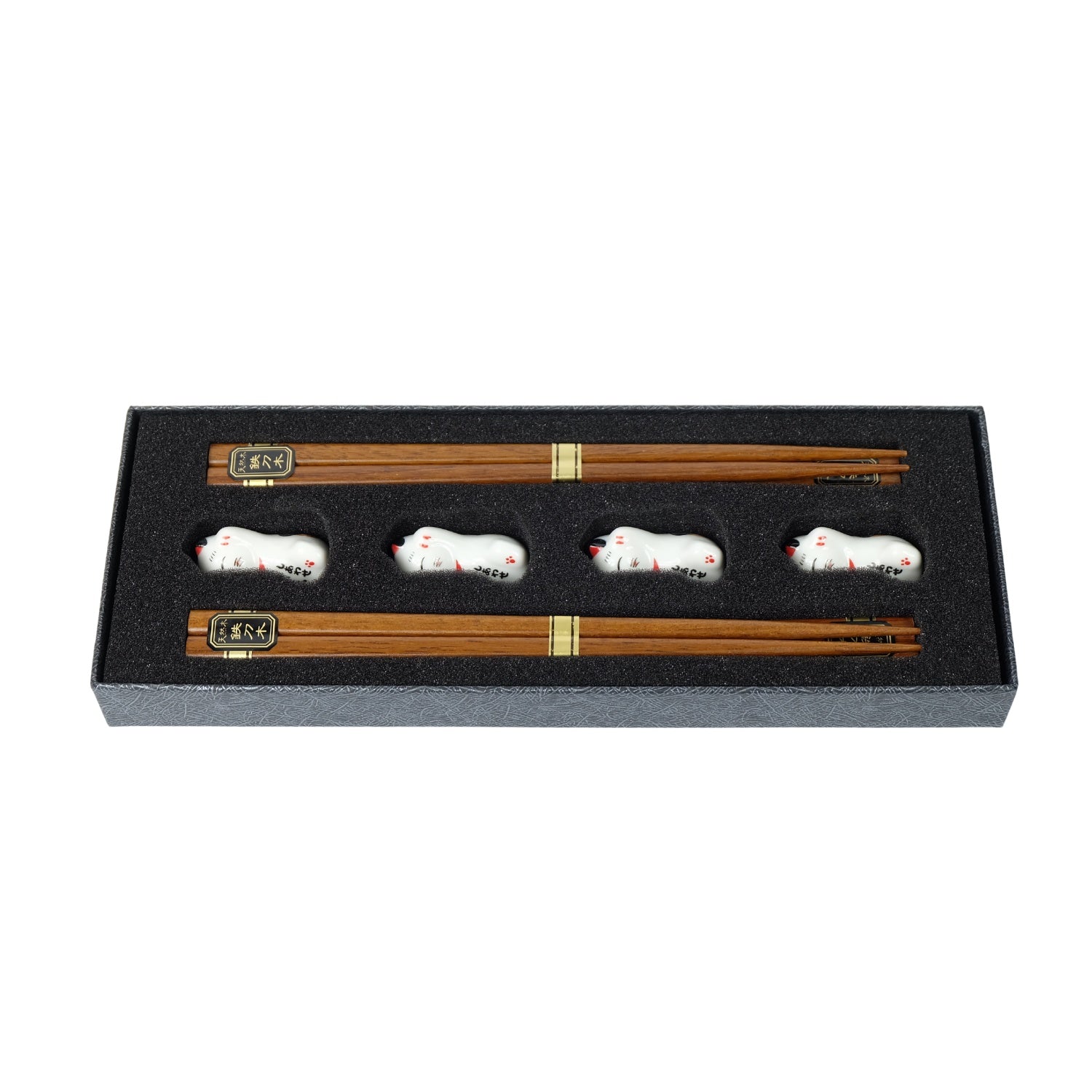 Essstäbchen Set mit Ablagen Essstäbchen