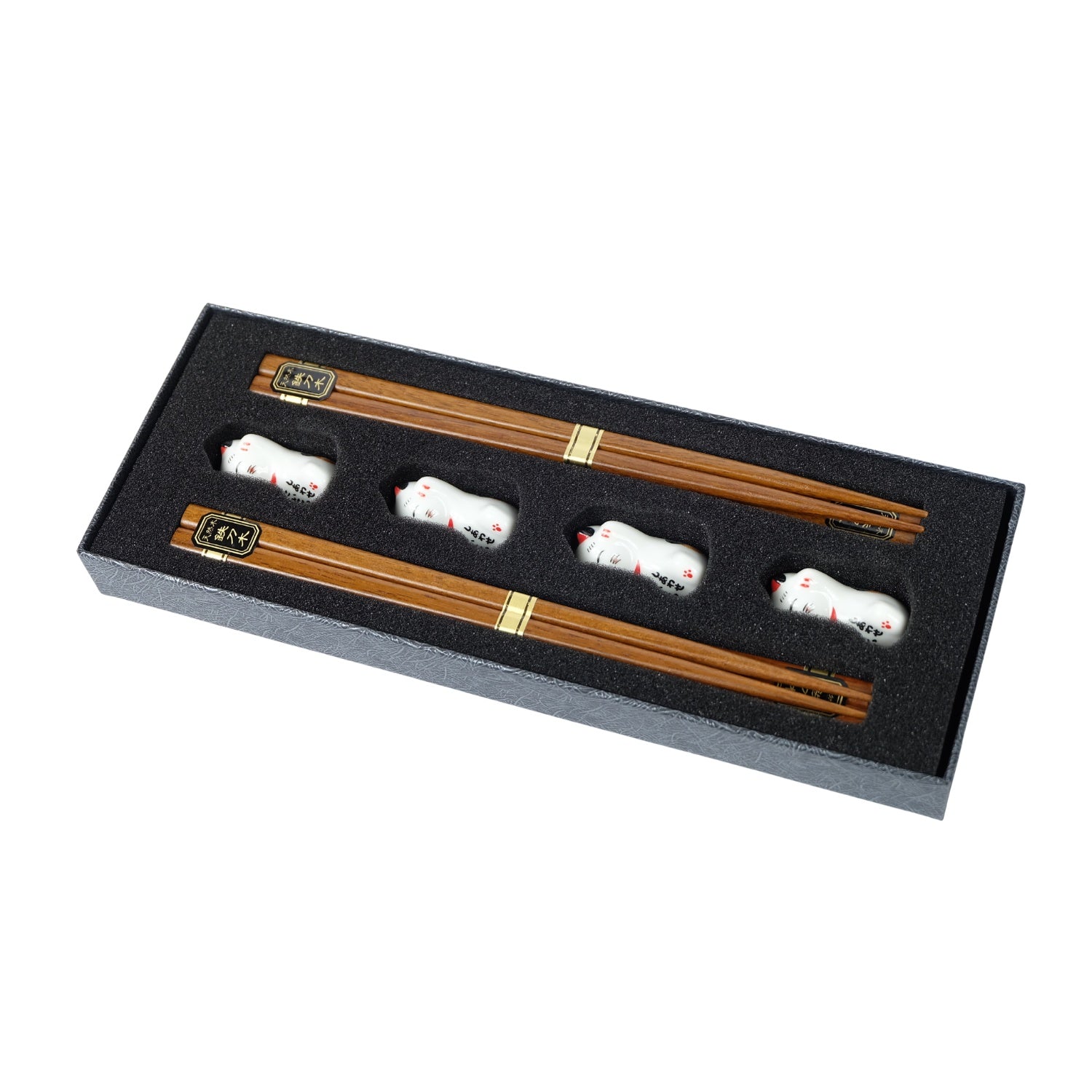 Essstäbchen Set mit Ablagen Essstäbchen