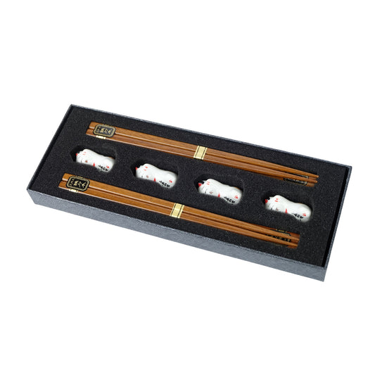 Essstäbchen Set mit Ablagen Essstäbchen