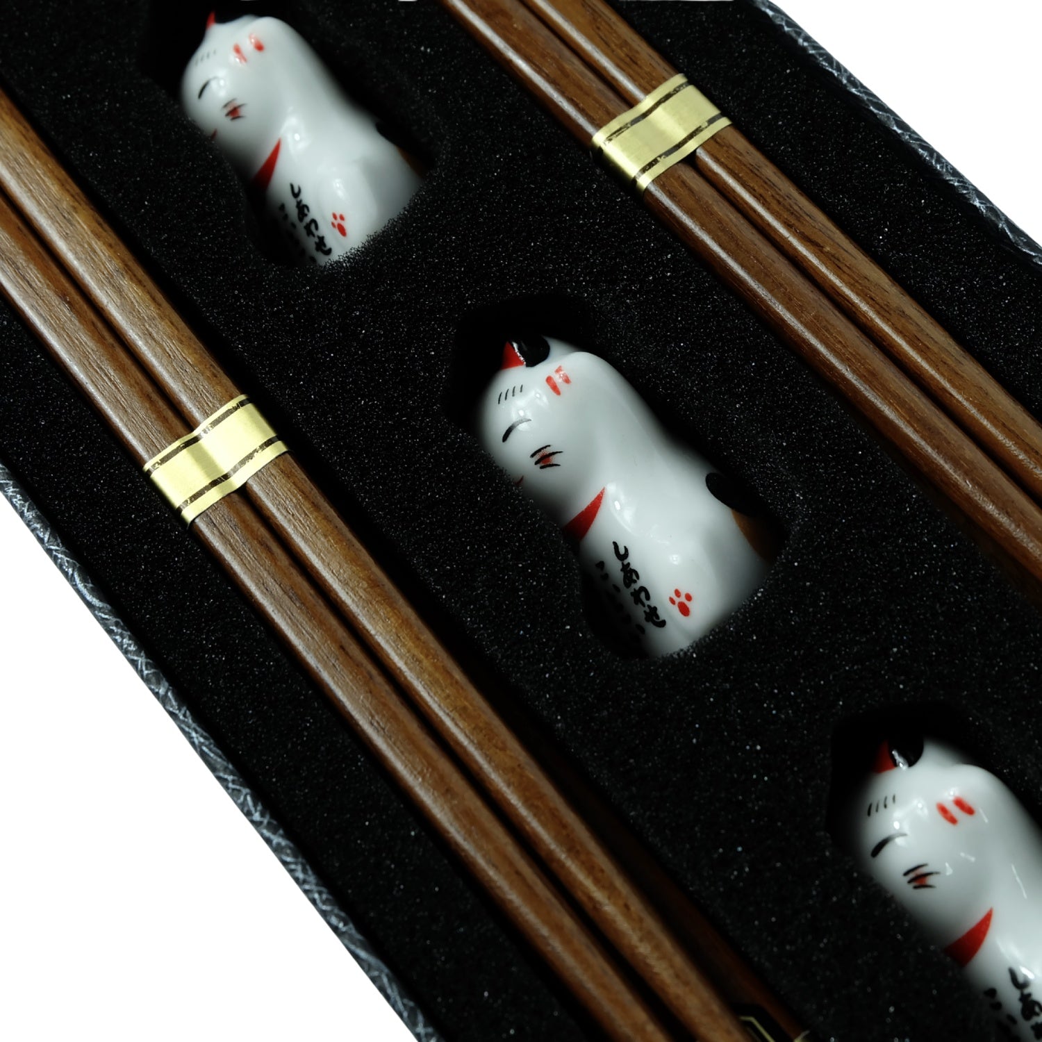 Essstäbchen Set mit Ablagen Essstäbchen