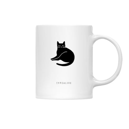 Tasse mit Schwarze Katze - Better Life Cats Teetasse