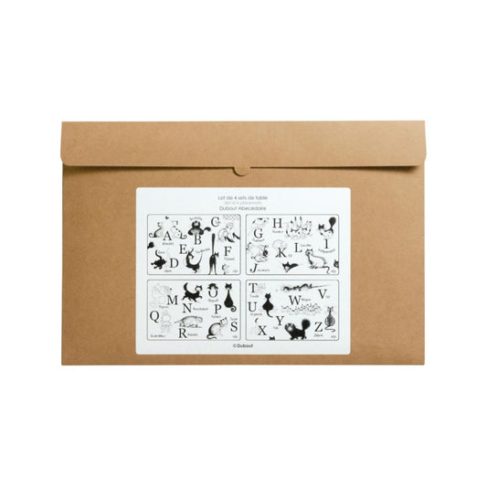 Platzdeckchen 4er Set - Dubout-Katzen Platzdeckchen
