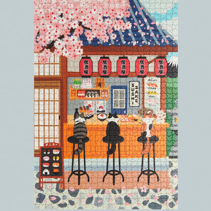 Katzen Puzzle - Sushi Balvi