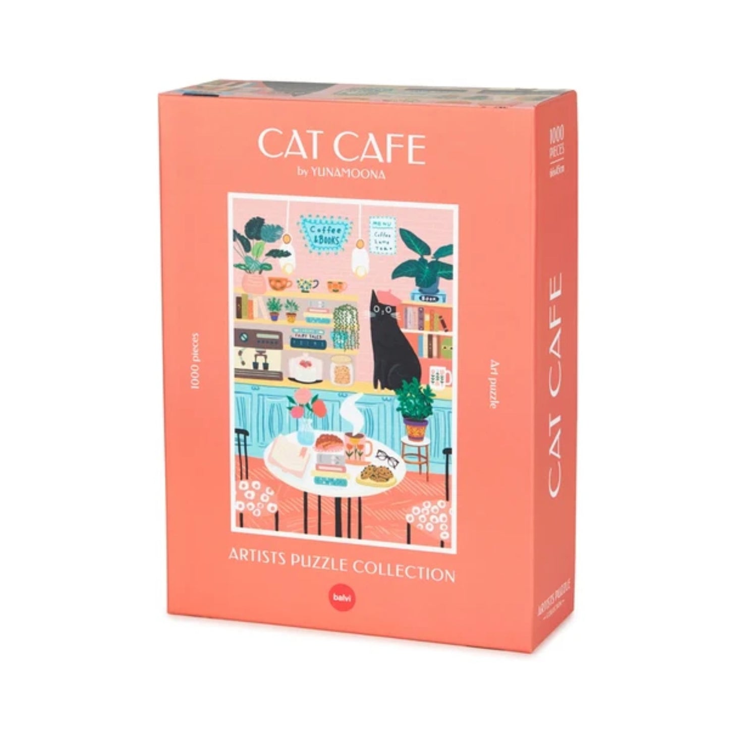 Katzen Puzzle - Cafe