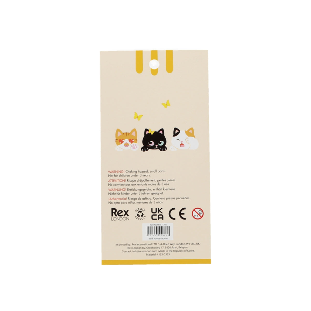 3D Sticker mit Katzen Sticker