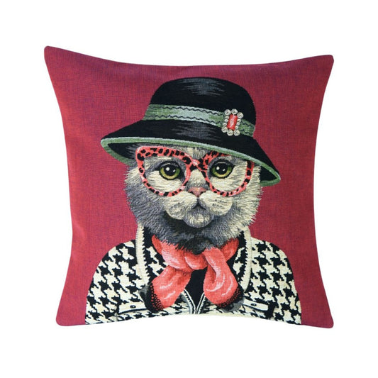 Kissenbezug für Dekokissen - British Shorthair Katze