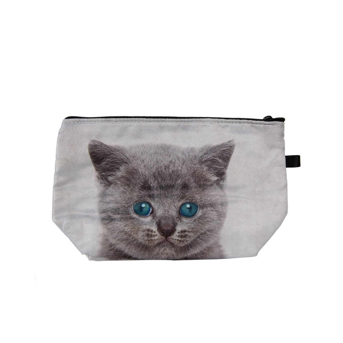Kulturbeutel Katze mit blauen Augen Kosmetiktasche