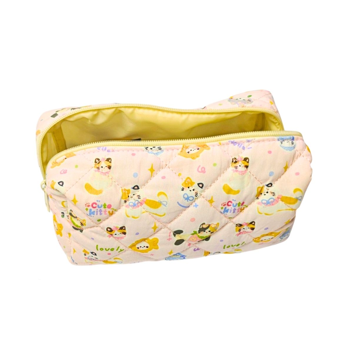 Kulturbeutel mit kleinen Katzen - Kawaii Design Kosmetiktasche
