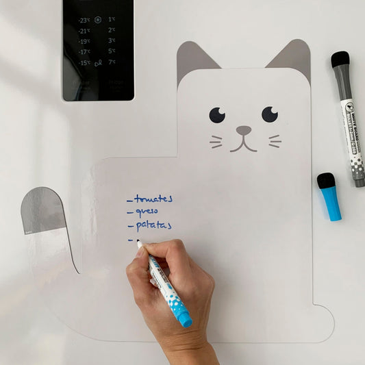 Magnettafel für Kühlschrank Meow - weiss Balvi