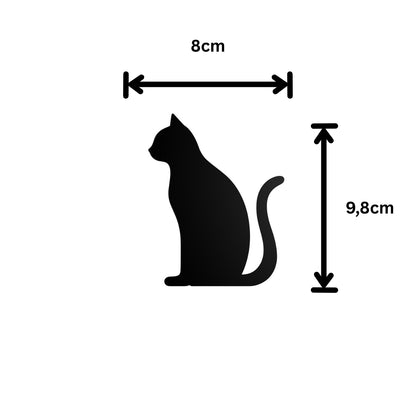 Selbstklebende Haftflaechen Katze für Magnete