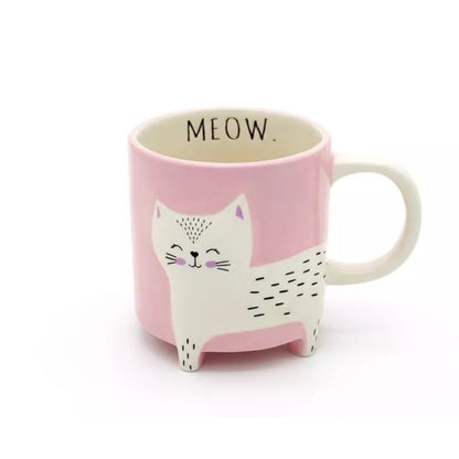 Kaffeetasse mit süßer Katze Winkee