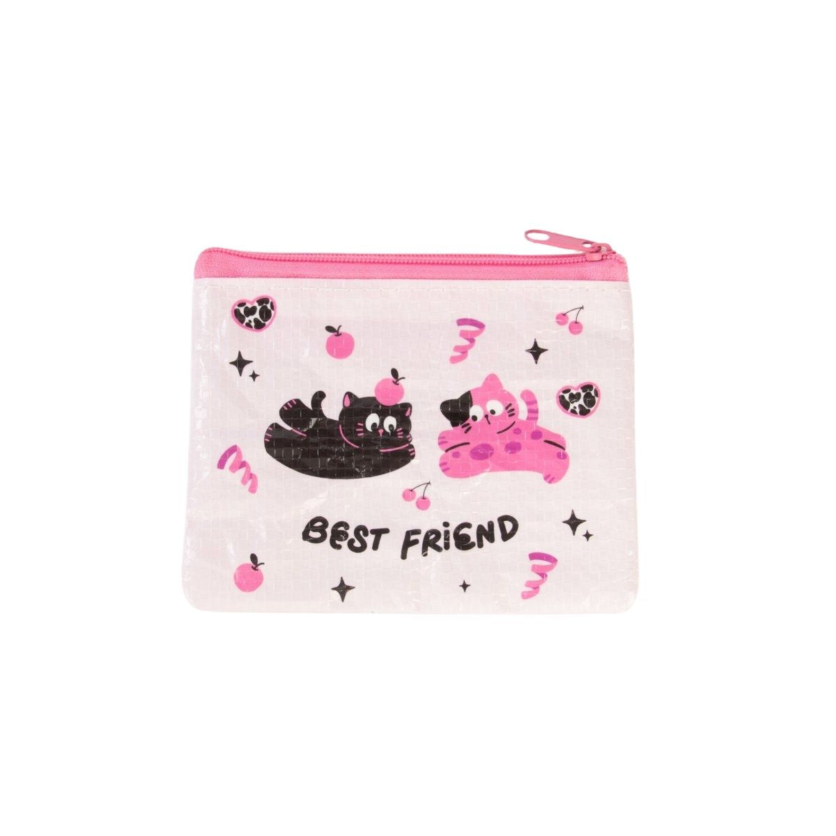 Mini Portemonnaie mit Katzen - Kawaii Design Portemonnaie