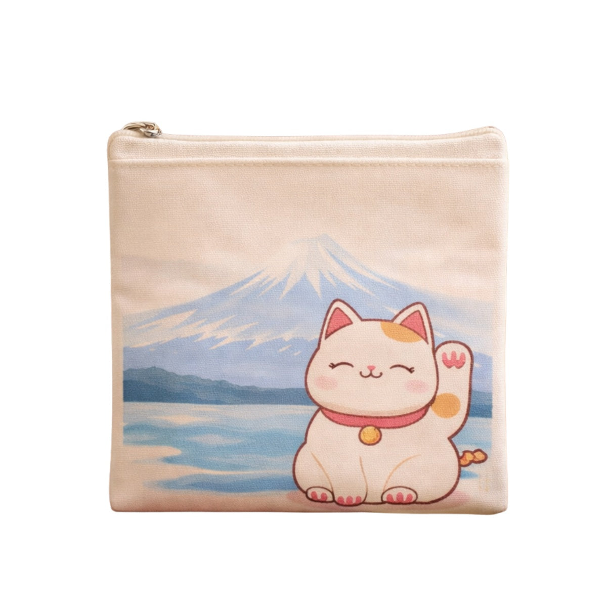 kleines Portemonnaie mit Katze - Maneki Neko