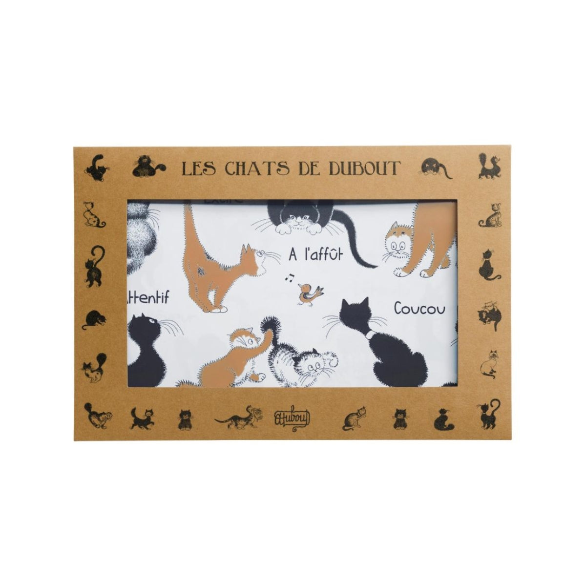 Platzdeckchen 2er Set - Dubout-Katzen Platzdeckchen