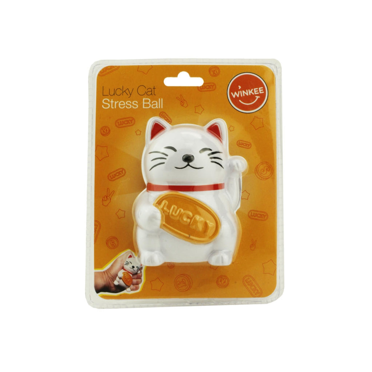 Glückskatze Stressball Winkee