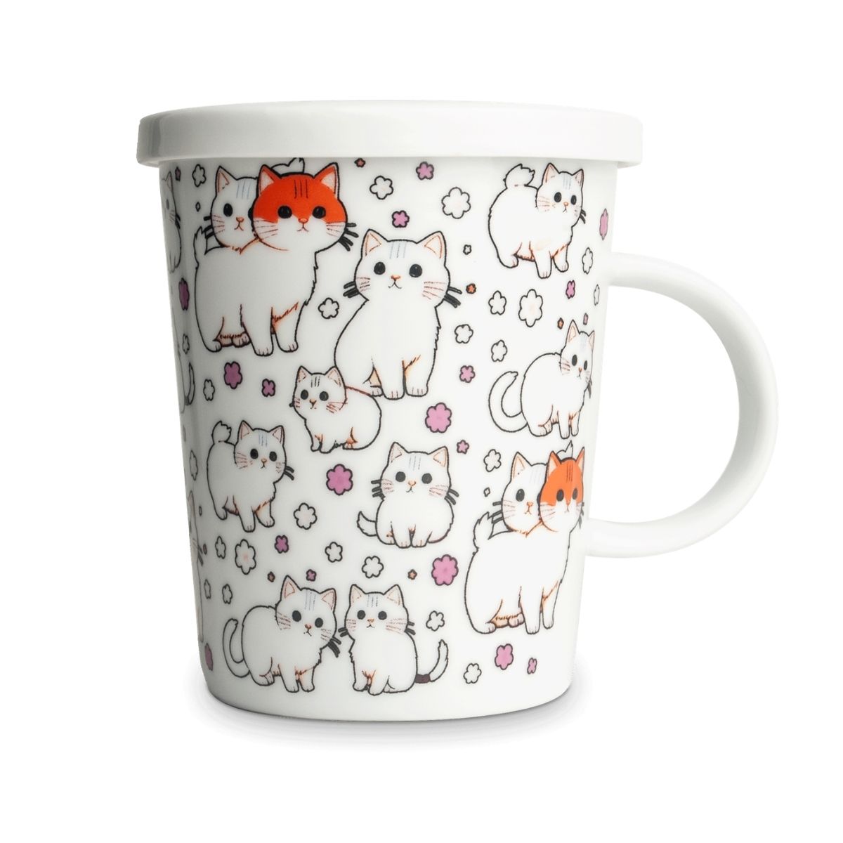 Teetasse mit süßen Katzen
