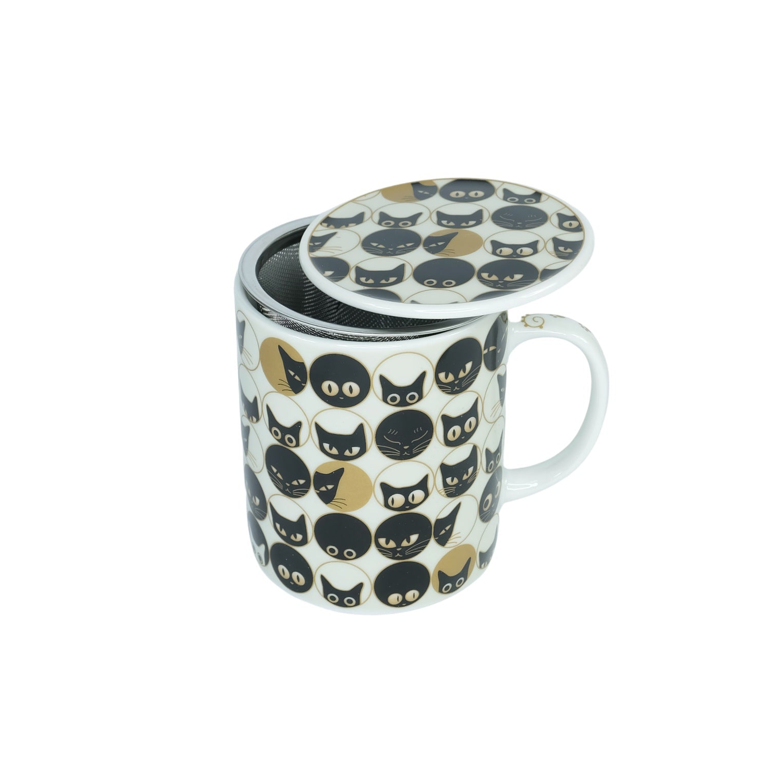 Teetasse mit Katzen Teetasse
