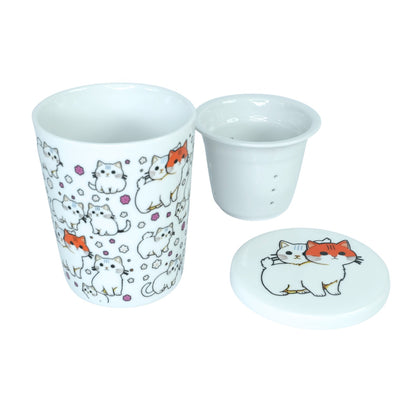 Teetasse mit süßen Katzen Teetasse