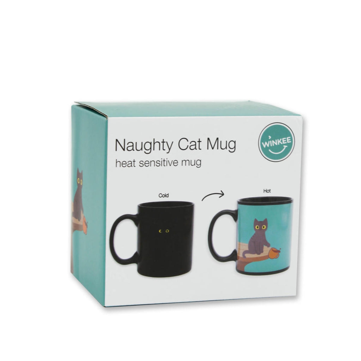Kaffeetasse Katze mit Farbwechsel Winkee