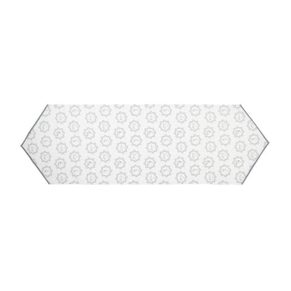 weiße Tischdecke mit Katzenmotiv 50x160 cm Tischdecke