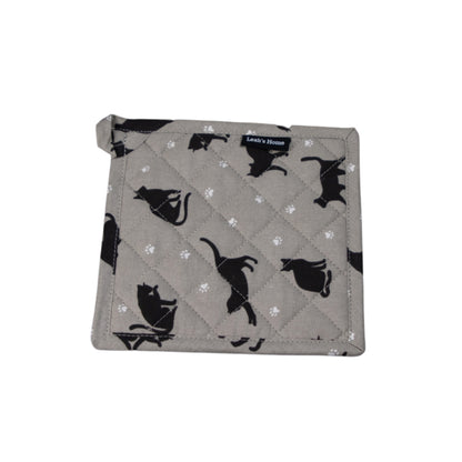 Topflappen mit Katzen - 2er Set Topflappen