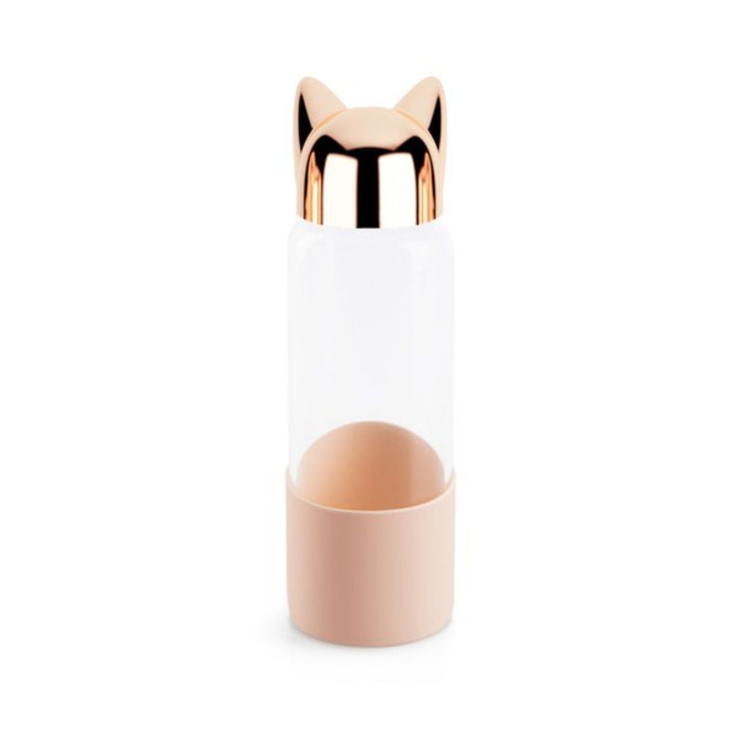 Trinkflasche mit Katzenohren - rosa
