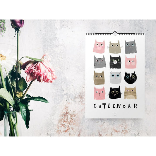 Ewiger Kalender mit Katzen - DIN A3 Catlender Kalender