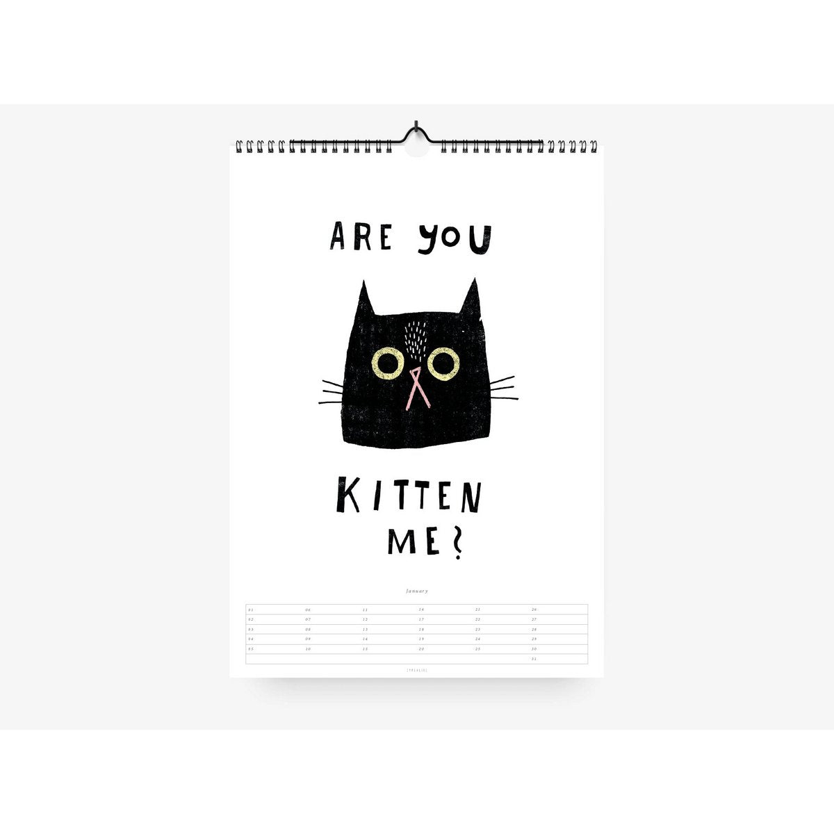 Ewiger Kalender mit Katzen - DIN A3 Catlender Kalender