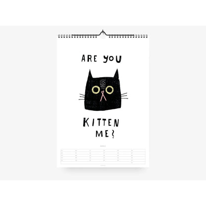 Ewiger Kalender mit Katzen - DIN A3 Catlender Kalender